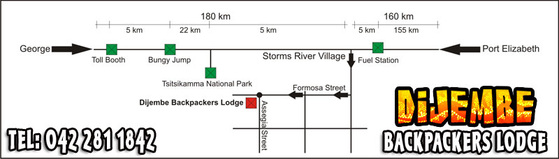Storms River Directions Map